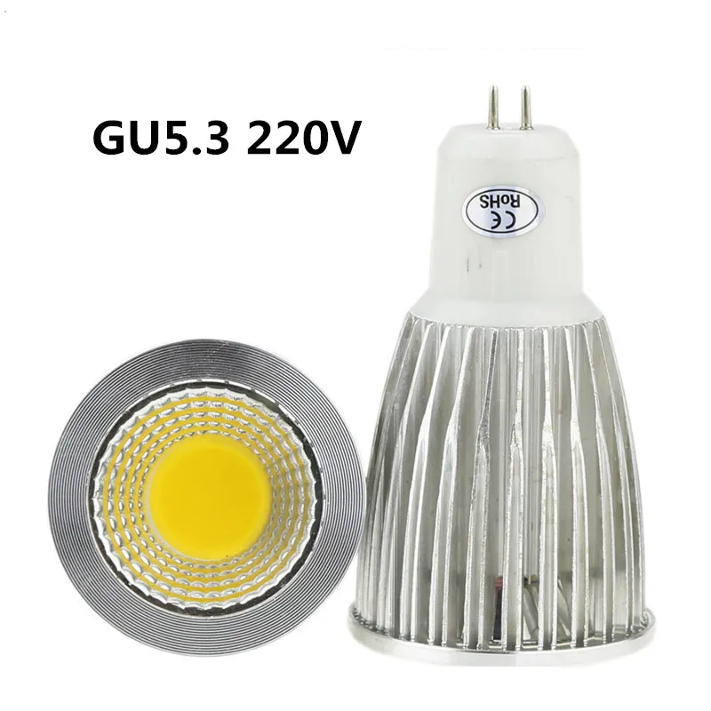 10X LED lamps GU10 220 V 9 W, 12 W, 15 W, LED ceiling lights, lighting 220 V Bombillas lamp with dimmable lighting E14 E27 GU5.3