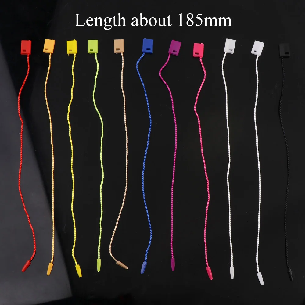 300pcs/lot Clothes SquareTag Rope11 colors Cords Polyester Ganging Tablets For Garment Bag Tags Cards DIY Clothing Accessories