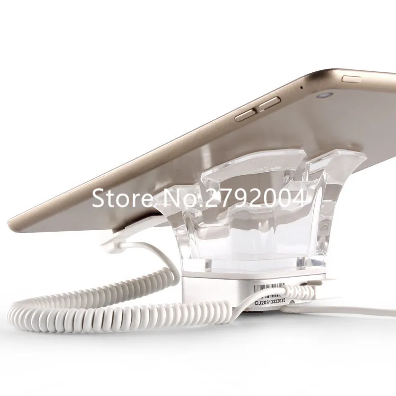 10pcs/lot Tablet anti-theft iPad mobile phone display stand Android Huawei mini charging alarm lock