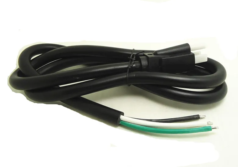 US PLUG copper only 150 cm 3*3MM square AC power cord wire cable for electronic machine vending machine