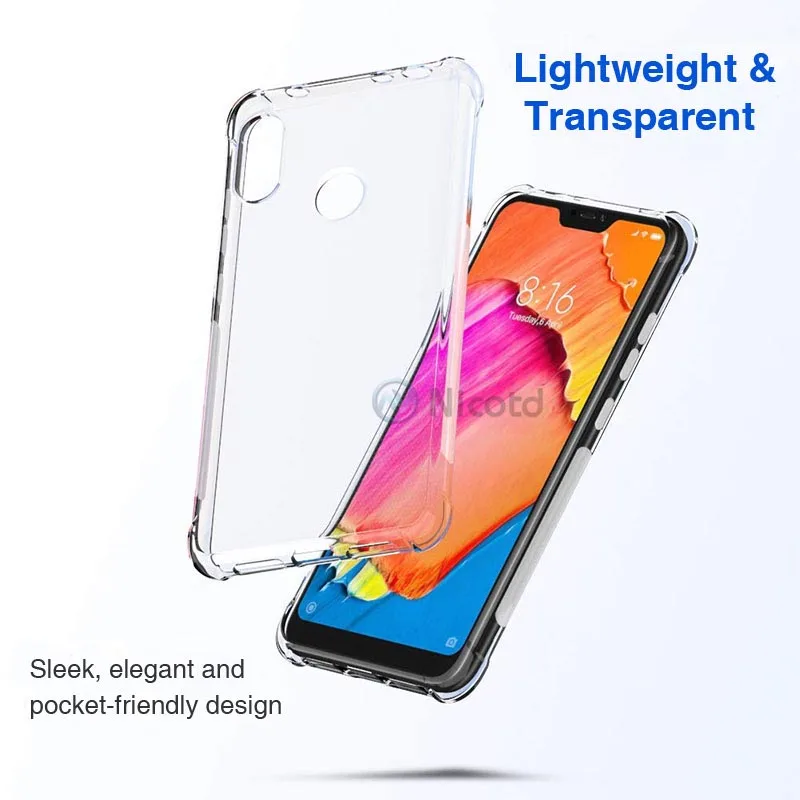 For Xiaomi Redmi note 6pro 7 pro Back Cover phone Case For Xiomi Redmi 7 6 6pro 6A 5 5plus Transparent cases Soft Silicone TPU