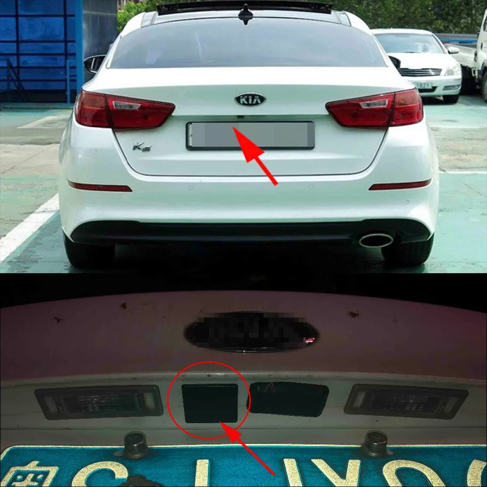 AUTONET HD Night Vision Backup Rear View camera for Kia Optima K5 2011 2012 2013 2014 2015 Original hole/license plate camera