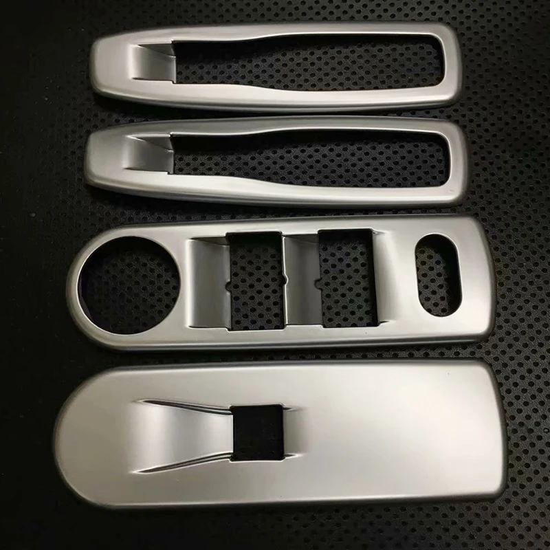 For Renault Captur 2013-2016 Accessories Chrome Window lift panel abs plastic window rises cover trim Car Sticker Car Styling