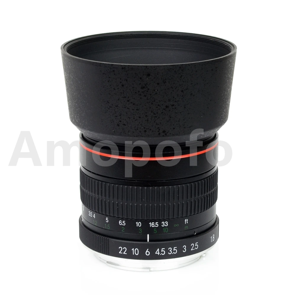 Amopofo 85mm F/1.8 Medium Telephoto Portrait Prime Lens for Nikon