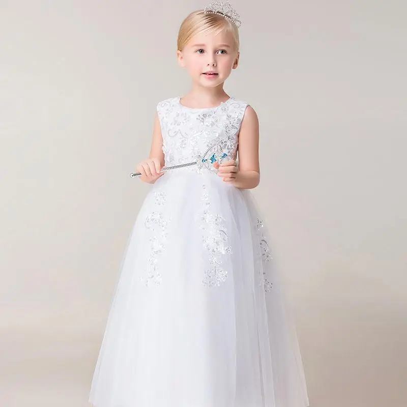 FADISTEE New Arrival Khá Flower Girl Dresses appliques ren sequins Bé Cô Gái Ăn Mặc với chiều dài sàn dài phong cách dresses