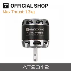 T-MOTOR AT2312 Long Shaft KV1150 1400KV brushless motor for fixed wing rc drone