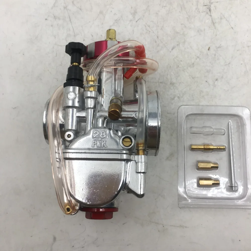 SherryBerg PWK28 28mm chrome Carburetor Racing Round Head for Keihin Carb 28PWK for Honda YAMAHA suzuki Chinese motorcycle race