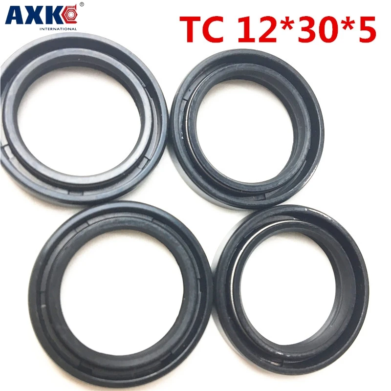 20pcs/NBR Shaft Oil Seal TC-12*30*5 Rubber Covered Double Lip With Garter Spring