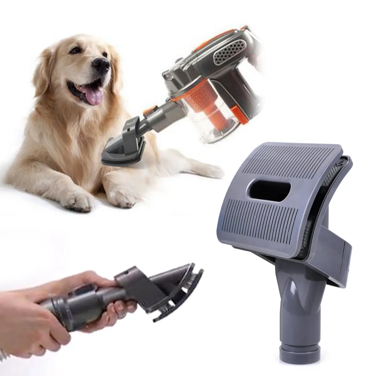 Dyson-Herramienta de aseo para perros y mascotas, aspiradora para animales, cepillo para alergia