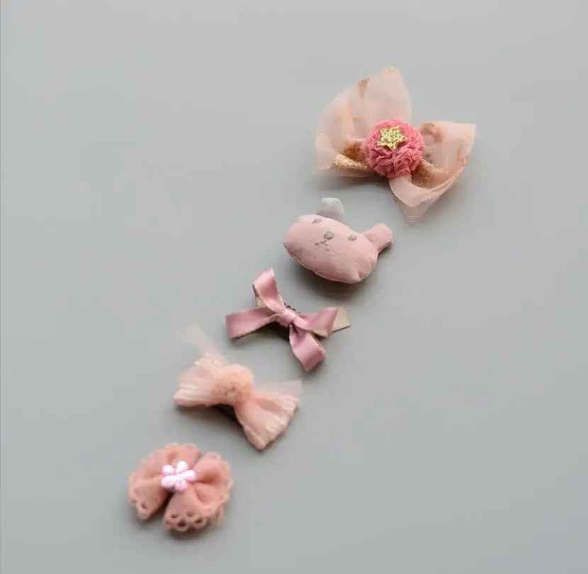 New Mini Small animal Hair Clips Baby Solid fruit Hairpin Children Boutique Barrettes For Girls Kids Hair Accessories 0-6month