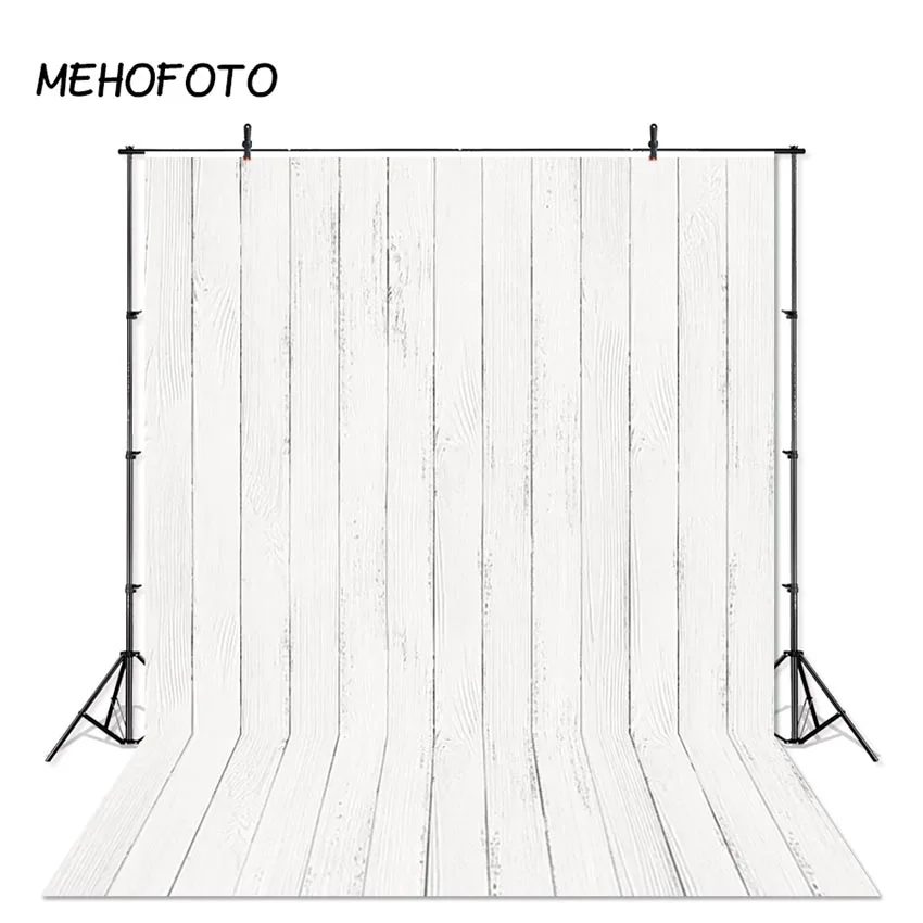 

White Wood Board Backdrops Wood Floor Portrait Backdrop Photobooth Photo Studio Newborn Photography Background Props