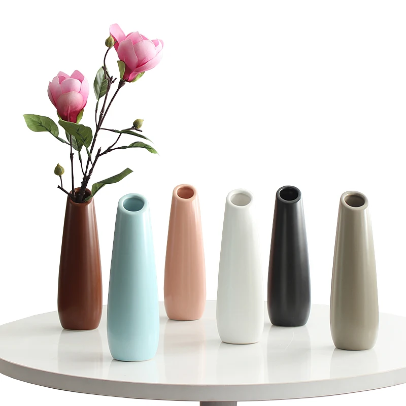 

Creative Ceramic Fashion Vase Simple Modern Porcelain Living Room Decoration Home Furnishings Dried Floral Flower Arrangemen