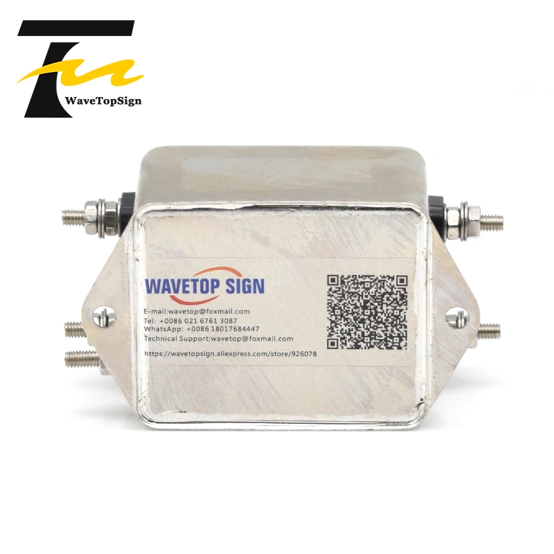 CANNY WELL Power Filter CW4EL2-10A-S CW4EL2-20A-S CW4EL2-30A-S Double Pole Filter Connector Single Phase 220VAC