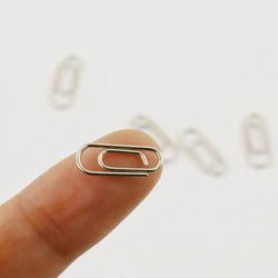 TUTU Effective Office Supplies the mini sliver Color Clip Bookmark Metal Office Accessories paper Clips Patchwork Clip H0082
