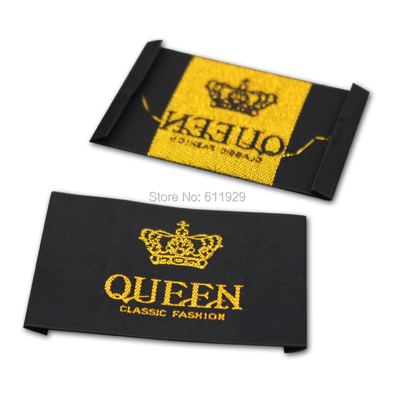 top-grade clothing customized labels/garment tags printing/labels big size embroidered satin woven labels/logo 1000 pcs a lot