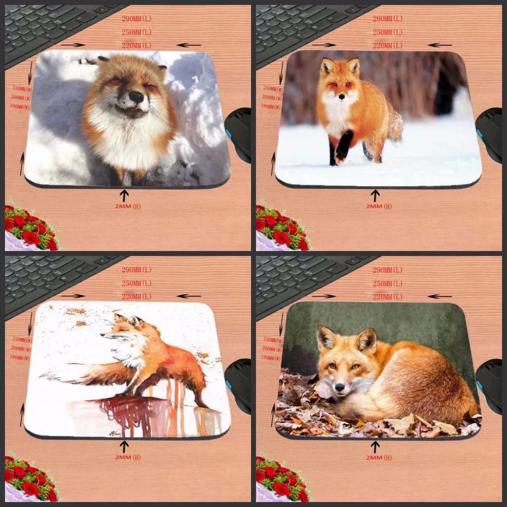 Mairuige Cheap Best  Funny Animals Deserts Ear  Fox Funny Custom Mouse Pad for Size 18*22cm and 25*29cm And 25*20cm As Gift