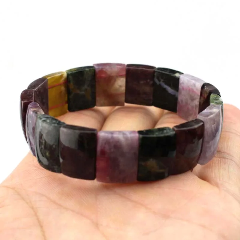 natural tourmaline stone beads bracelet natural energy stone bracelet DIY jewelry for woman  wholesale !