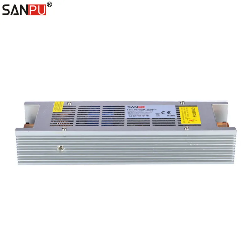 SANPU SMPS 250w 24v LED Power Supply 10a Constant Voltage Switch Driver 220v 230v ac/dc Lighting Transformer No Fan Indoor 240w