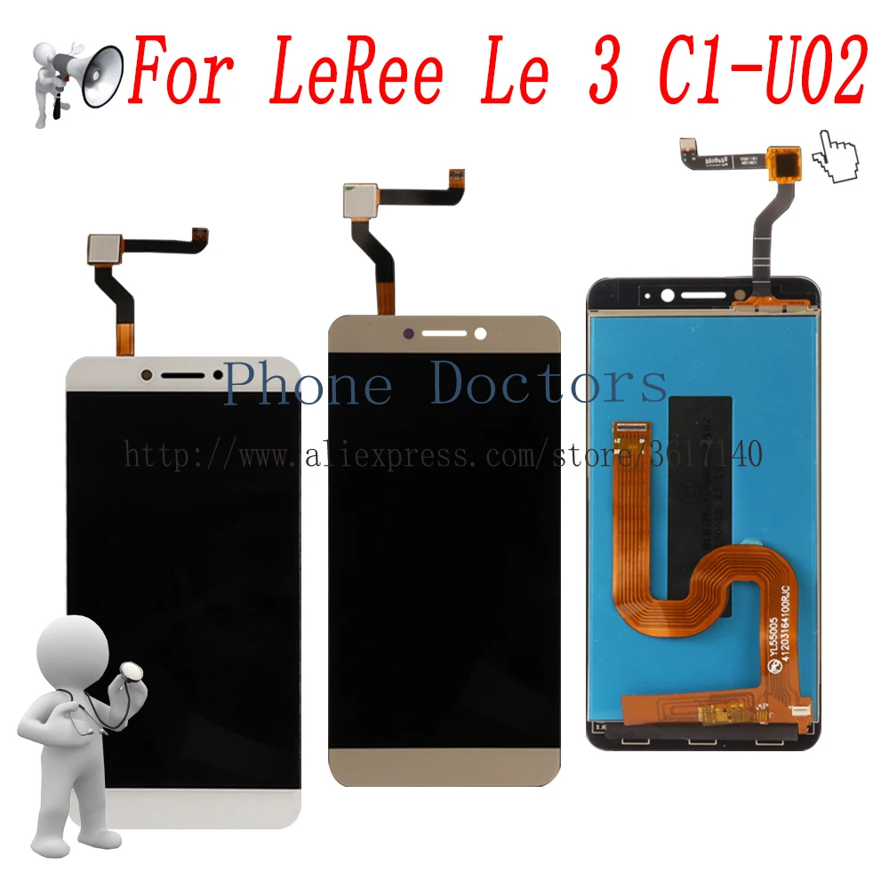 5.5\'\' Full LCD DIsplay + Touch Screen Digitizer Assembly For LeEco Letv LeRee Le 3 C1-U02