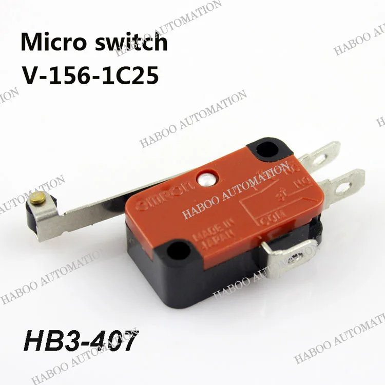 50pcs/lot 3PINS elevator limit switch V-156-1C25 Momentary micro switch 16A 250V micro switch & limit switch