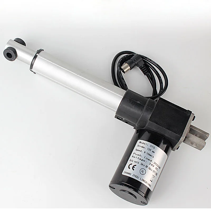 Stroke 200mm DC12V 24V Linear Actuator Large Thrust 3000N~6000N Electric Push Rod Motor for Lifting Platform or Massage Bed