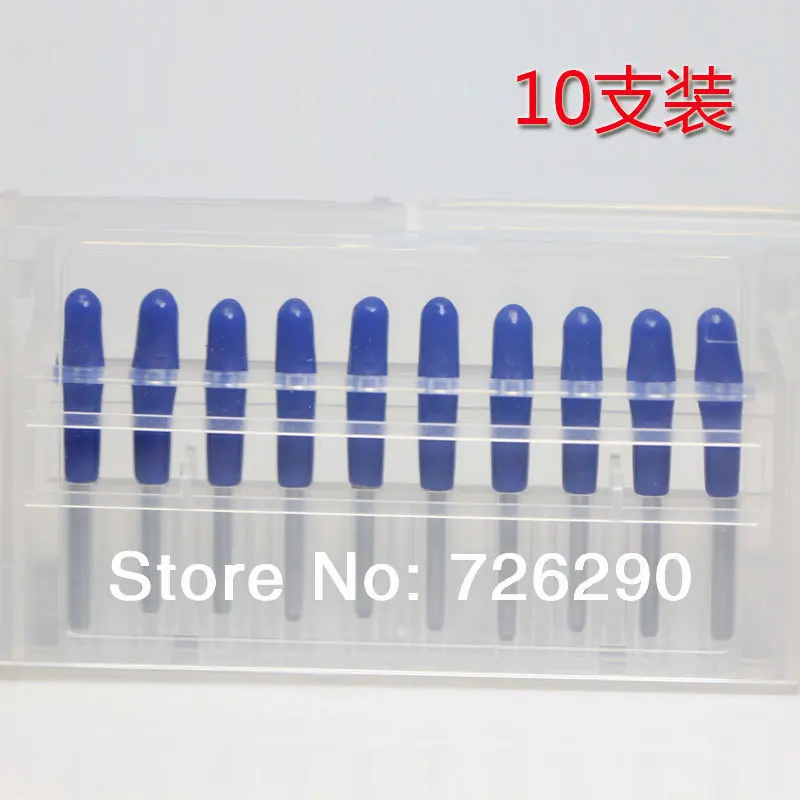 HUHAO 10pcs 3.175mm Dia., 20 Angle, 0.3mm Tip, 3 Edge Carbide Woodworking Tools, Engraving Bits for CNC Router Machine