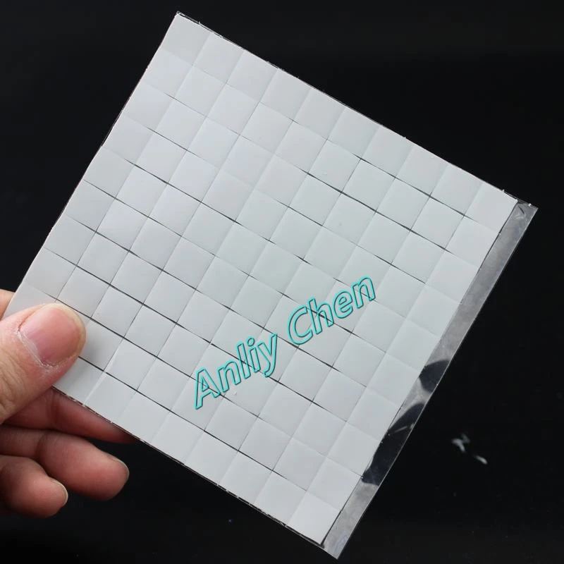 100Pieces LOT White 10x10mm IC Chip Xbox PS PC VGA Chipset Silicone Conduction Thermal Pad