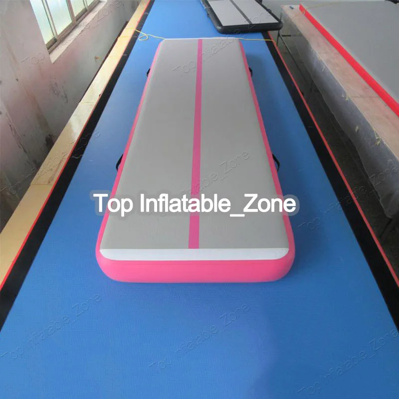 Ginnastica gonfiabile AirTrack Tumbling Air Track Trampolino da pavimento Pompa ad aria elettrica per uso domestico Allenamento Cheerleader 1 pompa