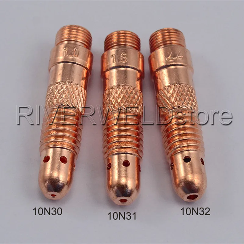 

TIG KIT Collet Bodies 10N30 10N31 10N32 Accessory Fit TIG Torch SR DB PTA WP 17 18 26 Series, 3PK