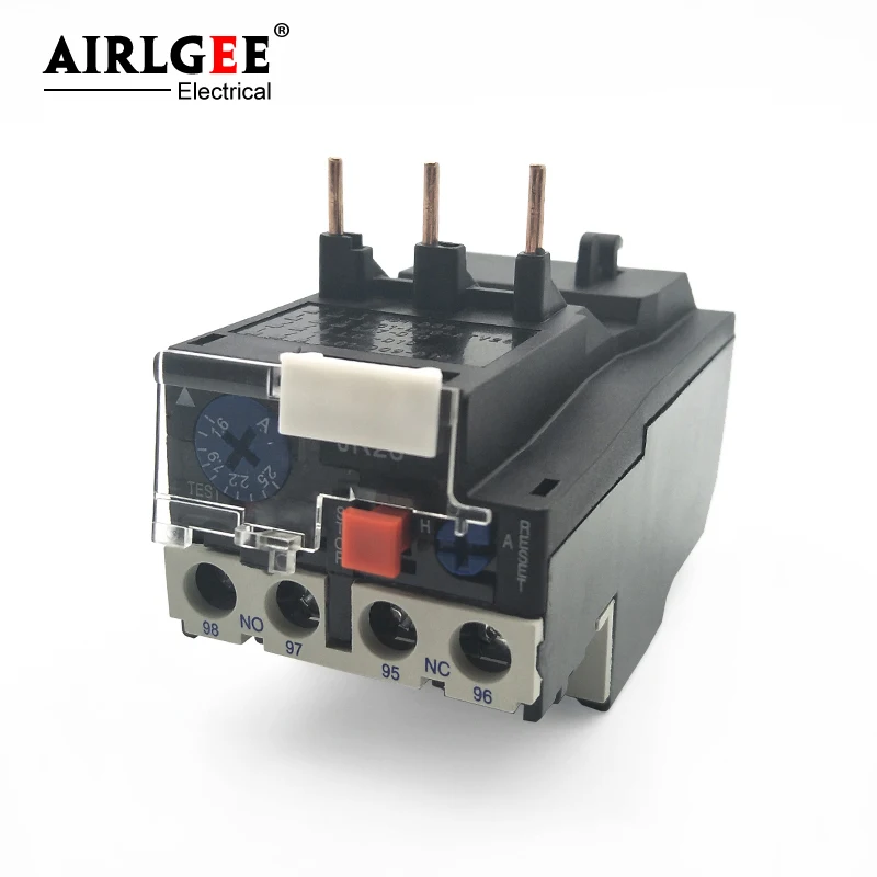 JR28-25 3 Pole Motor Protection Thermal Overload Relay 0.63-1A 1-1.6A 1.6-2.5A 5.5-8A 7-10A 9-13A 12-16A 17-25A For CJX2-9-32