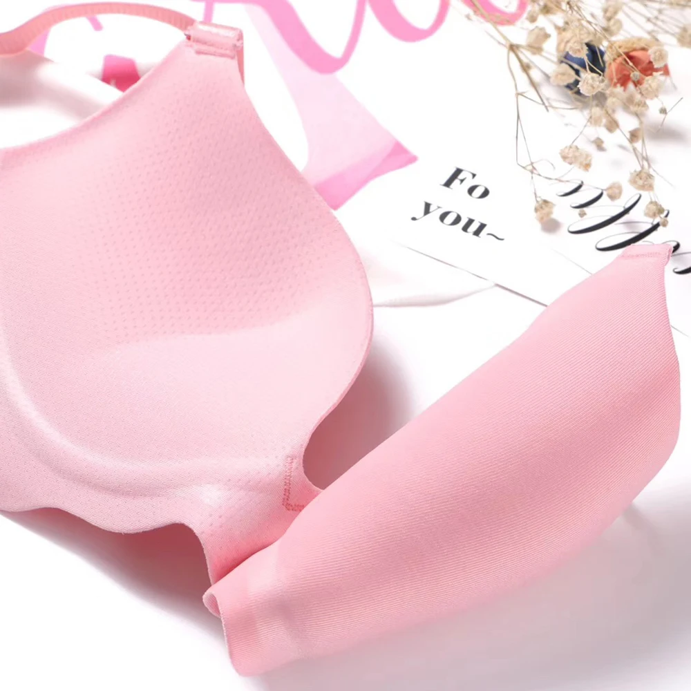 Bra Seksi Modis untuk Wanita Lingerie Push Up Bra Mulus Kawat Bralette Bra Gratis Pakaian Dalam Wanita Intim