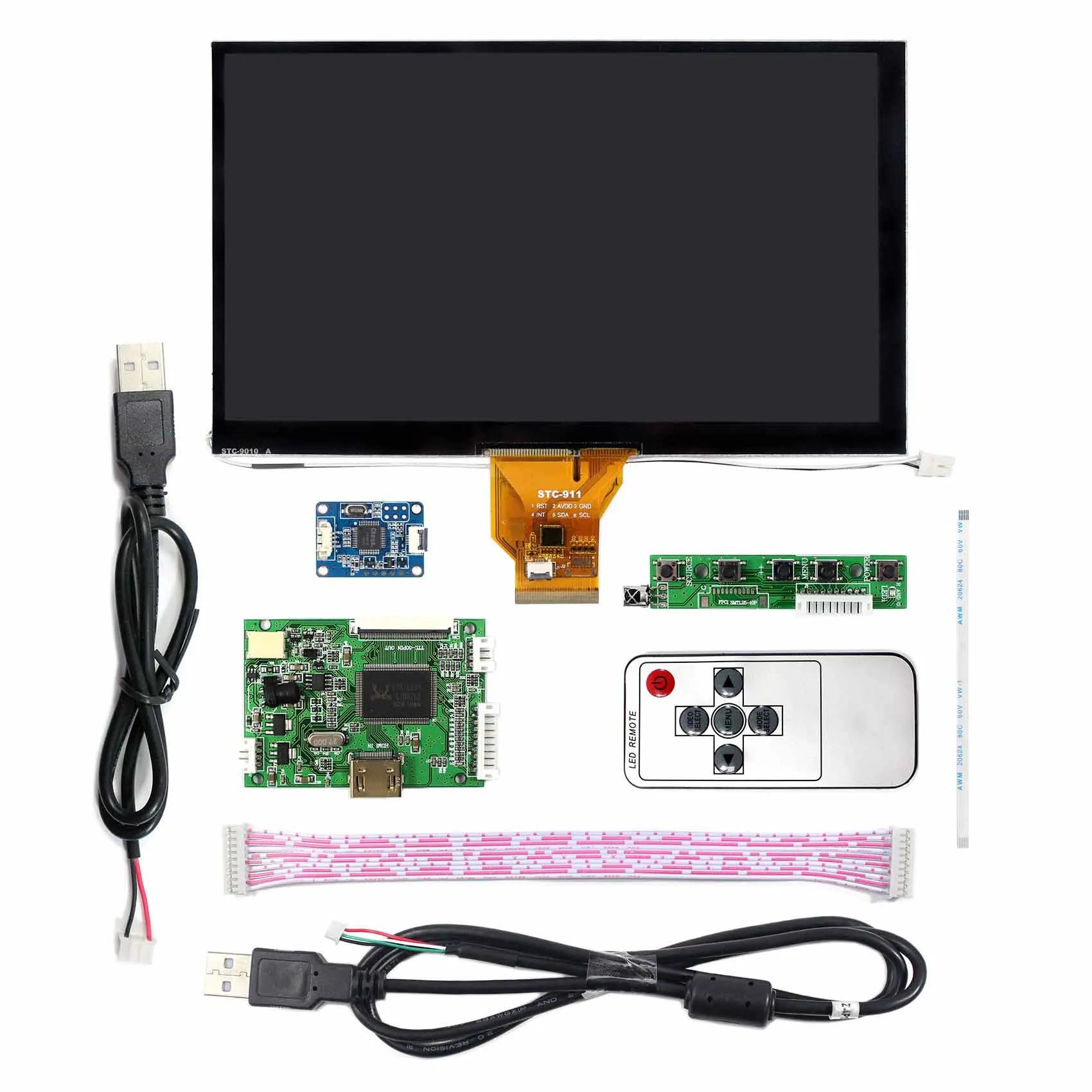 9 inch AT090TN10 800X480 LCD With 9