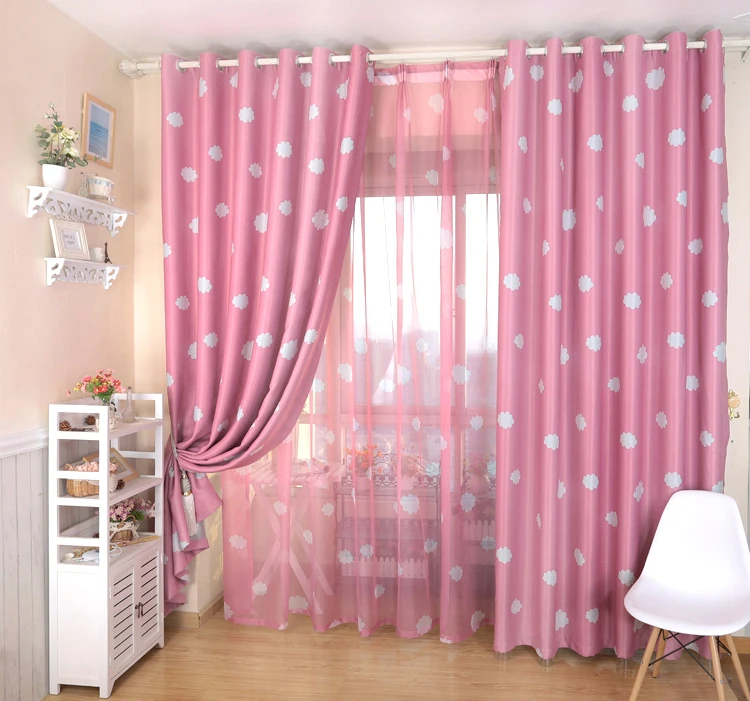 hot sale vorhang blackout 3d curtains cloud tenda vorhang blackout window curtains vorhang Curtains for living room bedding room