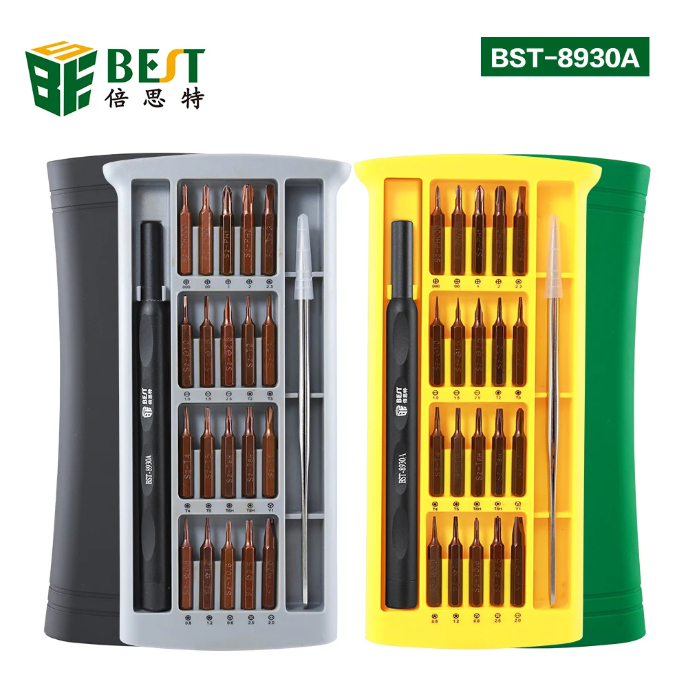 BST magnetic bit 22 in 1 kit di strumenti di riparazione professionale set di cacciaviti di precisione multifunzionali per iPhone,Mac,Laptop
