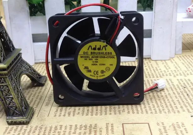 

ADDA AD0612HS-C70GL 12V 0.16A 6CM 6020 2 Wire Fan