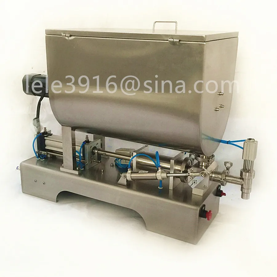 G1WGD500 Fully Pneumatic Semi-automatic Paste  and Liquid filling machine,Chilli Sauce  Piston Paste Filling Machine (15-150ml)