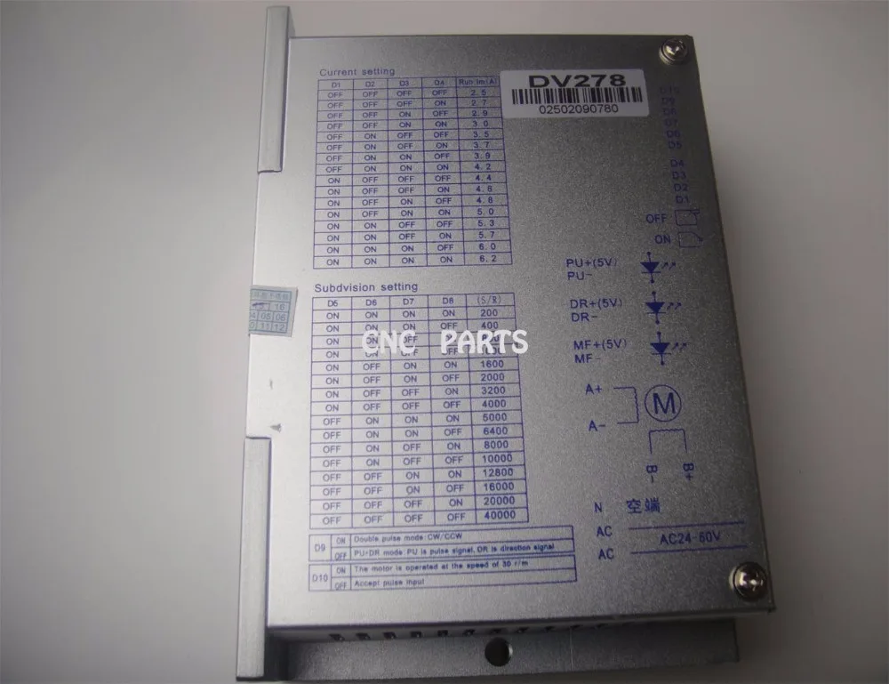 

Two-phase stepper driver DVS 278 can instead of YAKO 2608M-H