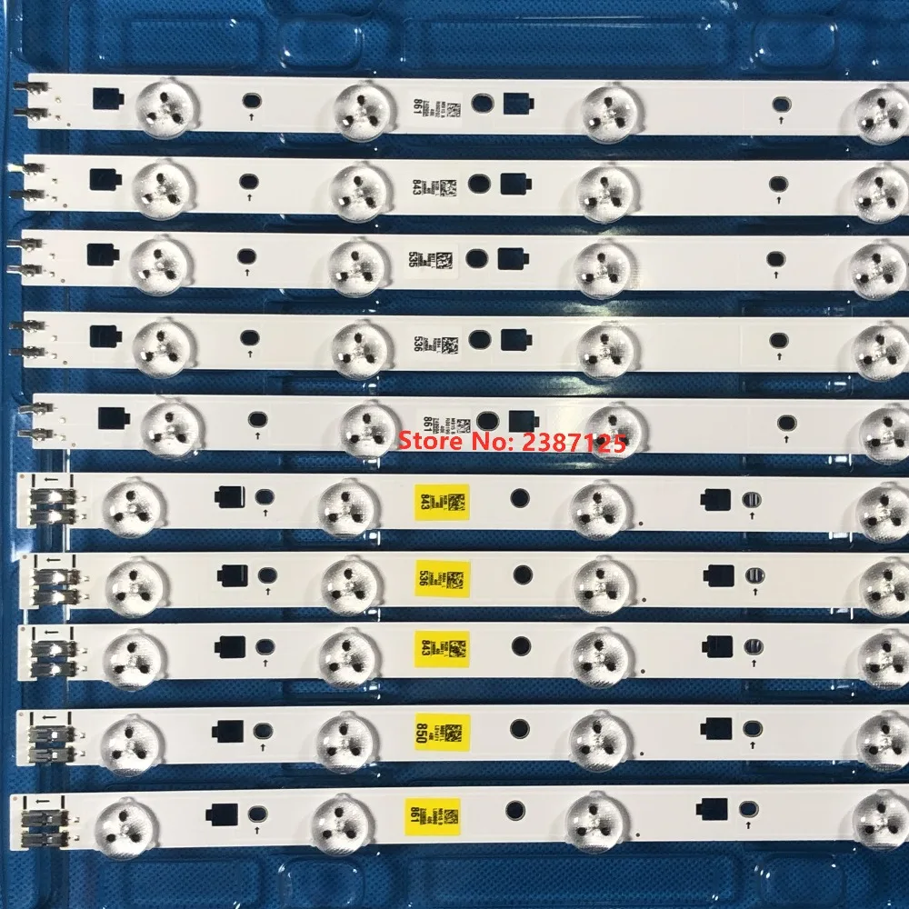 10 buah LED Bar 40-3535LED-60EA-L/R D1GE-400SCA-R3 D1GE-400SCB-R3 2012SVS40 3228 LEFT06/RIGHT06 unun40eh6030 UA40EH5080