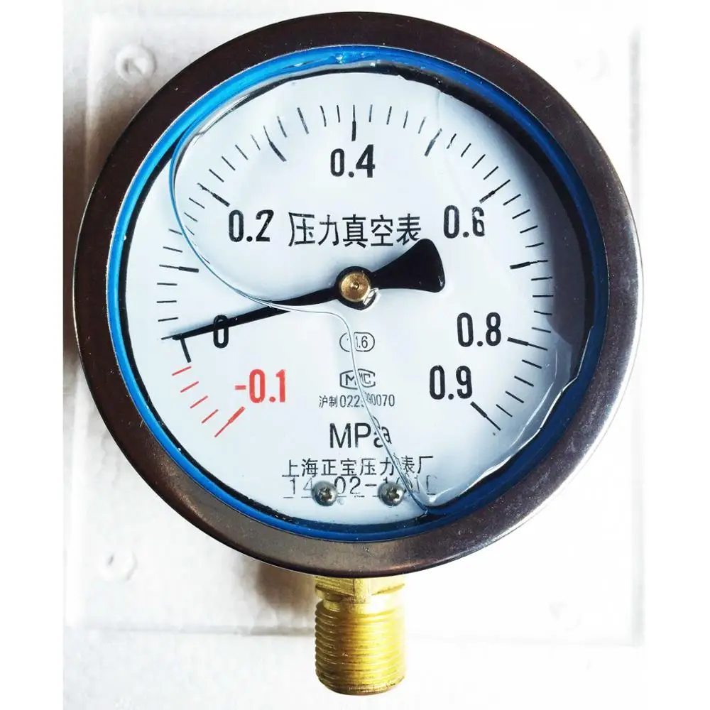 

YN100 -0.1-0.9 Mpa seismic table seismic vacuum pressure gauge pressure gauge pressure gauge YN-100