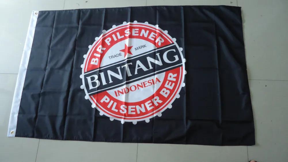 

free shipping bir pilsener flag , magic happensbanner, 90X150CM size,100% polyster,bintang