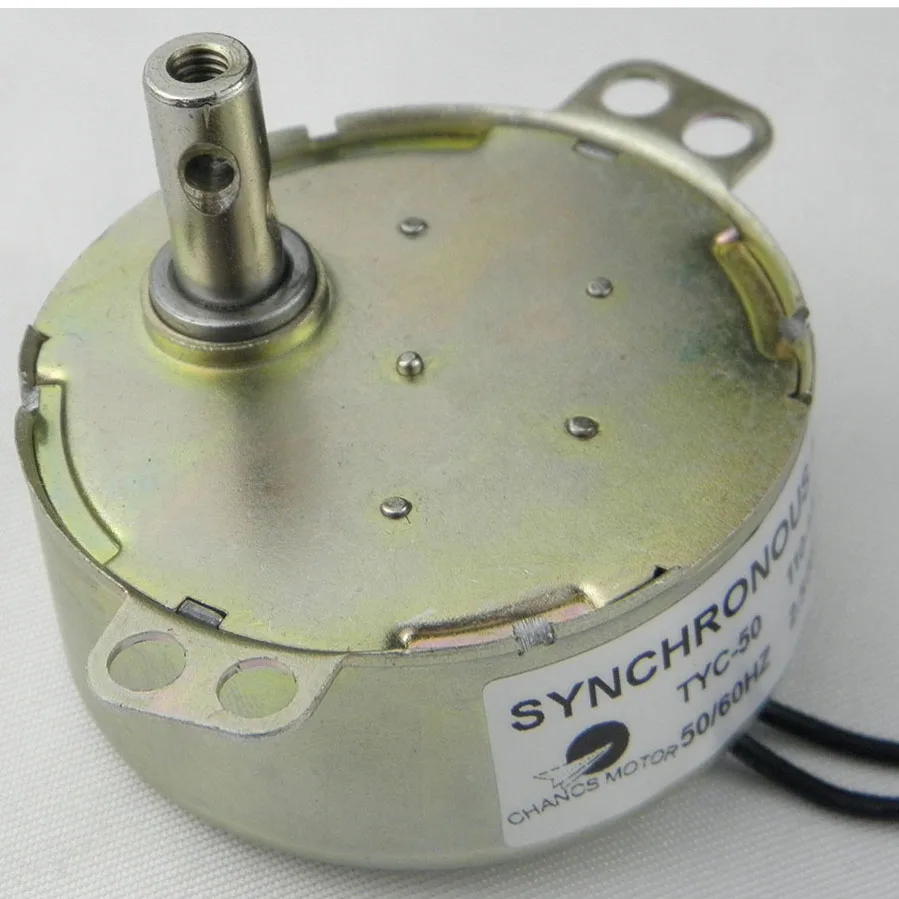 Incubator Equipment Turn The Eggs Motor TYC-50 AC Synchronous Motor 110V Crafts Rotate Fan 2.5-3RPM 4W 8Kgf.cm Torque CW