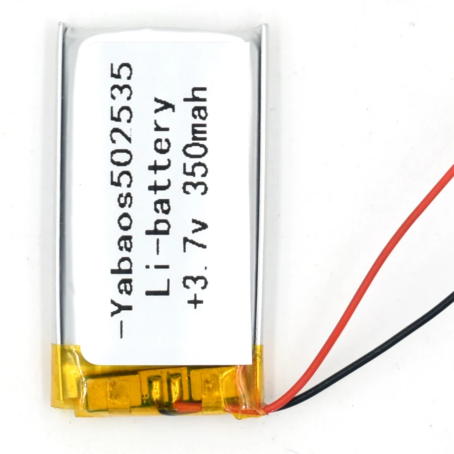 50PCS 3.7V 350 mAh 502035Li-Polymer Rechargeable Battery Li Po ion LI  for GPS Bluetooth MP3 MP4 052035