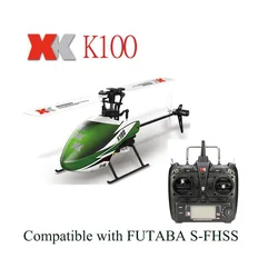 WLToys XK K100 RC Helicopter Falcon K100 6CH 3D 6G System Brushless Motor RTF RC Quadcopter Drone Toy Gift