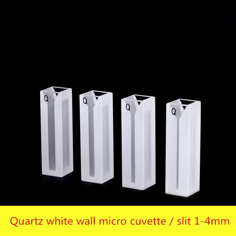 

Quartz white wall micro cuvette / slit 1-4mm/350/700ul/1.05/1.4ml