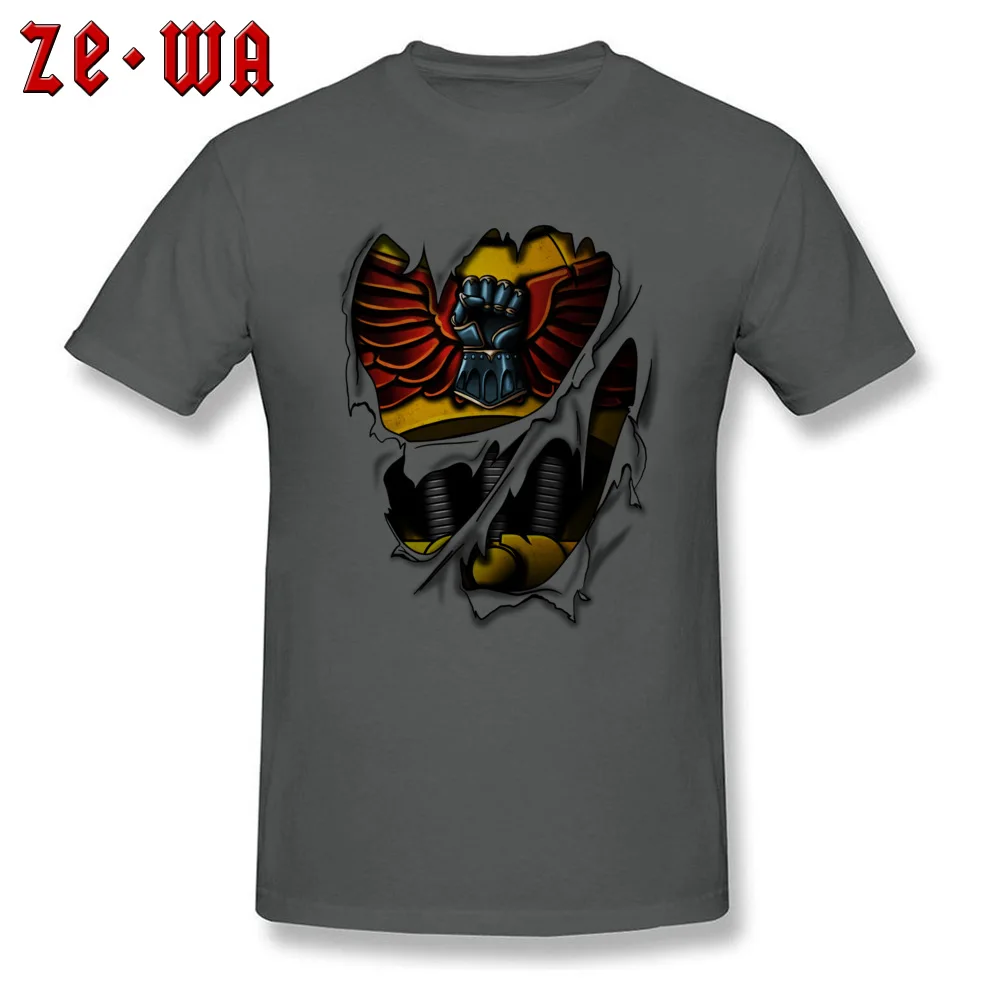 Punk Shirts Men T-shirt Imperial Fists Armor 3D T Shirts Unique Design Youth Clothes Male Cotton Tops Cartoon Tees Funky Tshirt