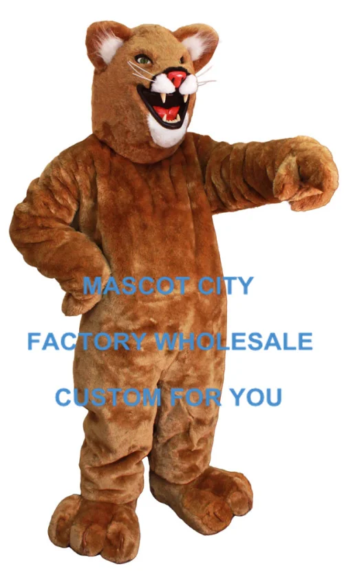 

Cool Leopard Panther Cat Cougar Mascot Costume Adult Size Cartoon Character Mascotte Mascota Outfit Suit Fancy Dress SW653