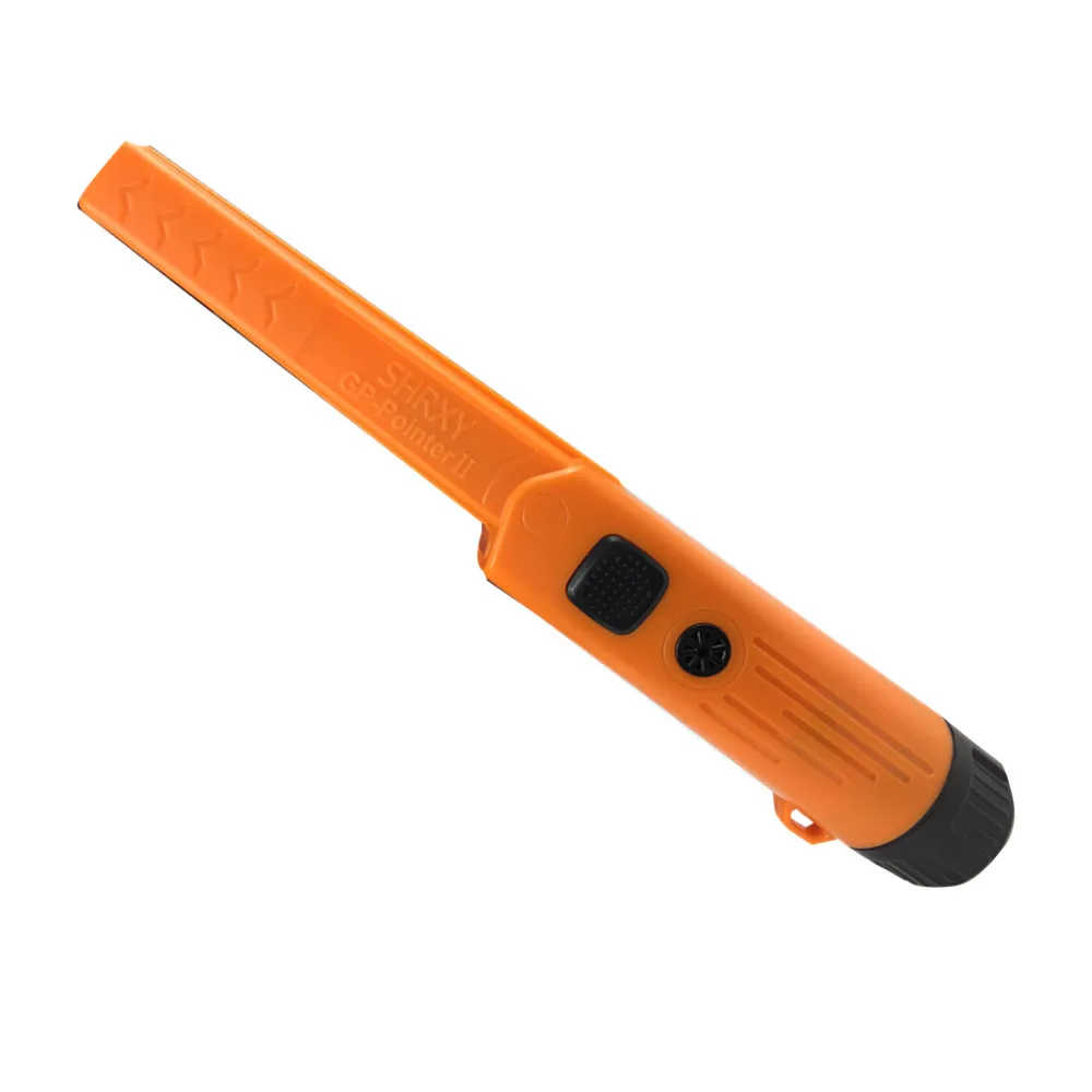 SHRXY-Upgraded Pro Pinpointing Metal Detector, ponteiro ajustável impermeável, Hand Held, GP-pointer2, laranja e cor preta