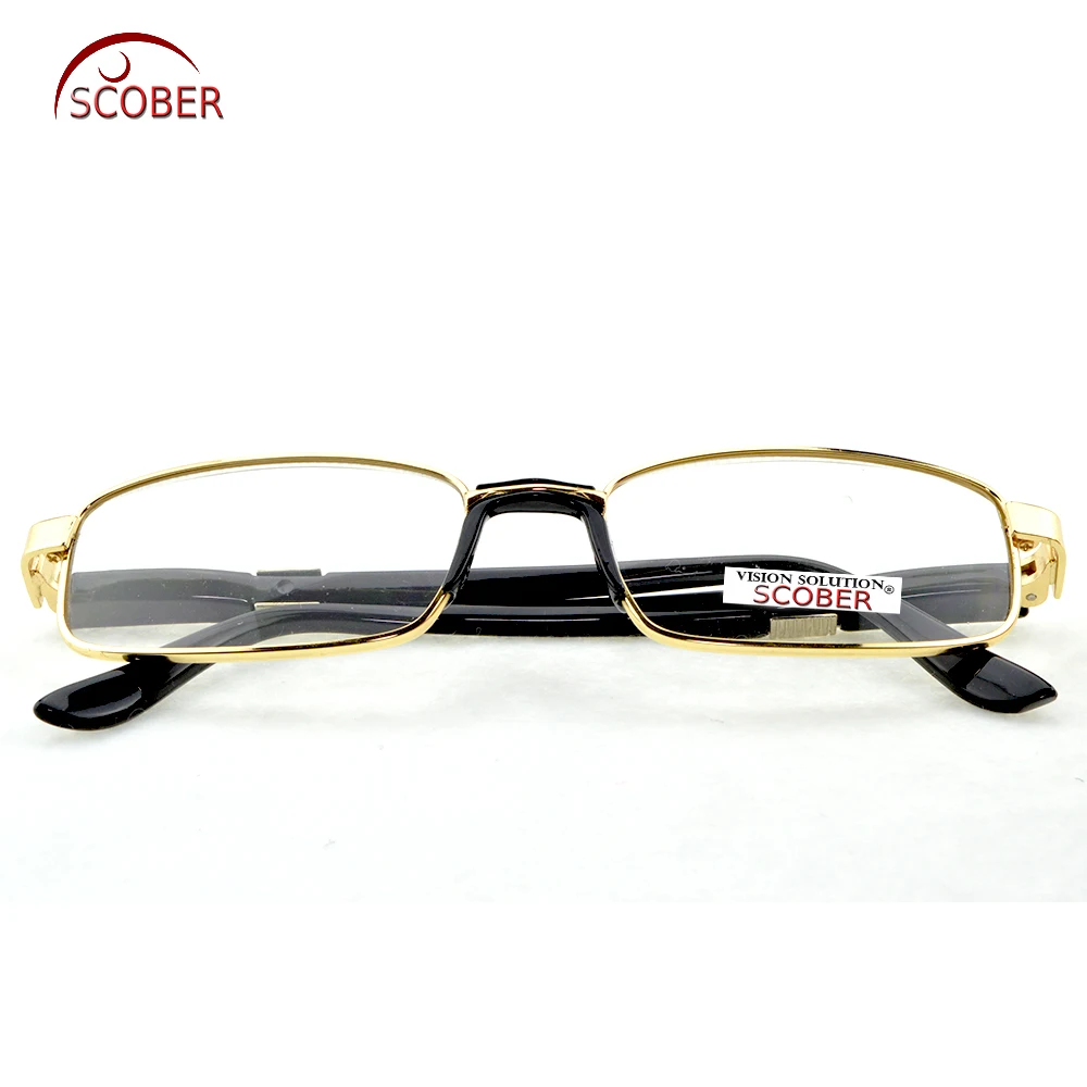 Comfortable One Nose Pads Readin Reading Glasses Luxury Gold High Quality Alloy + TR90 LEG  +0.5 +0.75 +1 TO +6