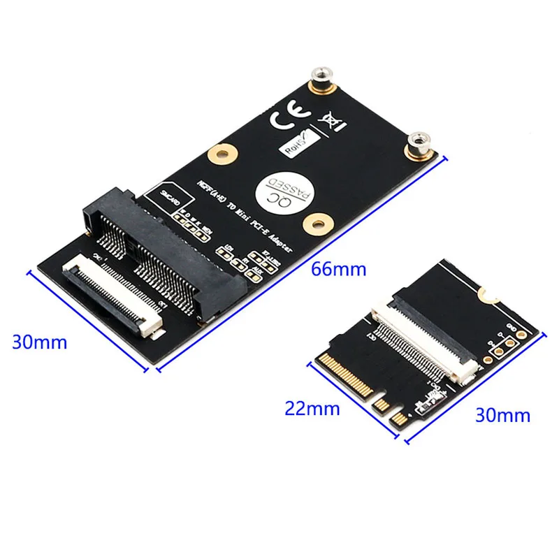 M.2 NGFF Key A/E/A+E to Mini PCI-E Adapter FPC Cable WiFi Wireless Adpater Supports Half-size Full-size Mini PCI-E Network Card