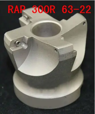 

Free Shiping RAP 300R 63-22-4T 75 Degree High Positive Face Mill Cutting Diameter For APMT1135 inserts